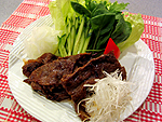 牛肉の辛子醤油焼き 牛肉の辛子醤油焼き