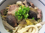 豚肉とくたくたハクサイのうどん