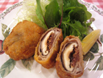 おかか椎茸の肉巻きフライ おかか椎茸の肉巻きフライ