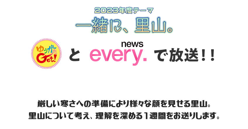 ゆうがたGet！とnews every.で放送！！